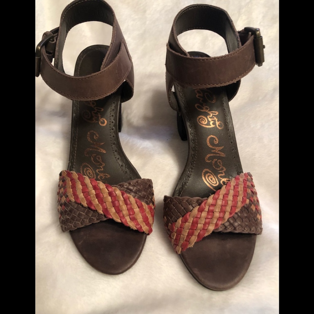 Naughty Monkey block heels.